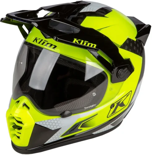 Casco Klim Krios Pro verde flúor, casco trail ligero y seguro para rutas de aventura